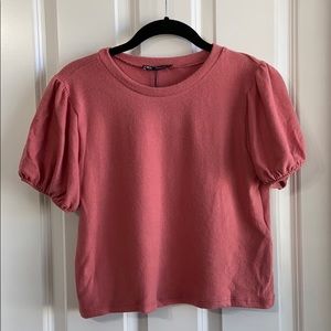 Zara Balloon Sleeve Top